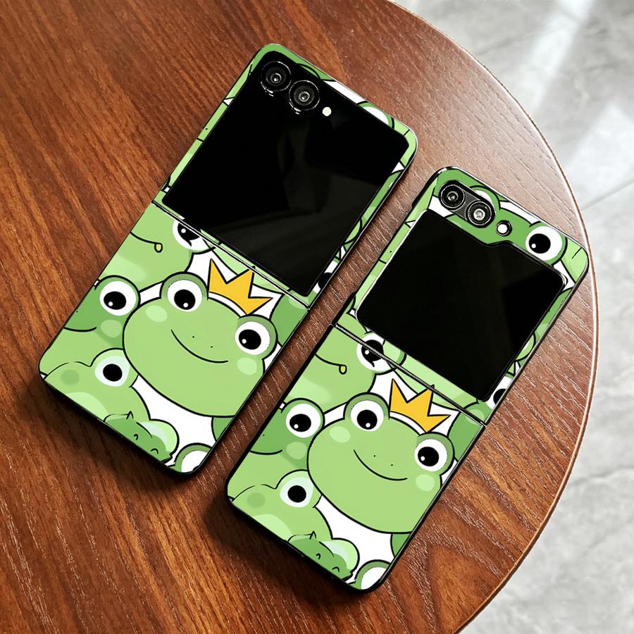 Phone Cases Z Fold 4 - Vollständige Abdeckung Frosch-Design Handyhülle für Samsung