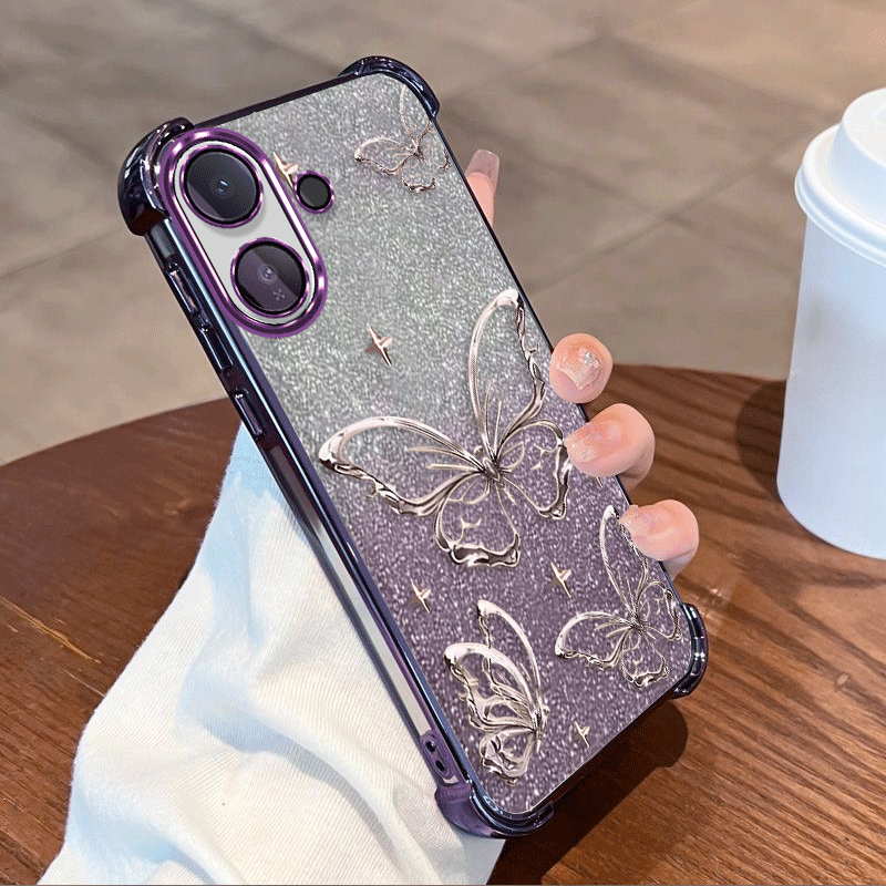 Glitter Shockproof Case - Glitzernde Schutzhülle für Vivo V70 Lite