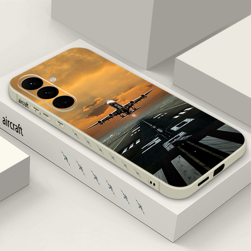 Phone Cases Galaxy A17 - Flugzeug-Print Handyhülle für Samsung Galaxy S26