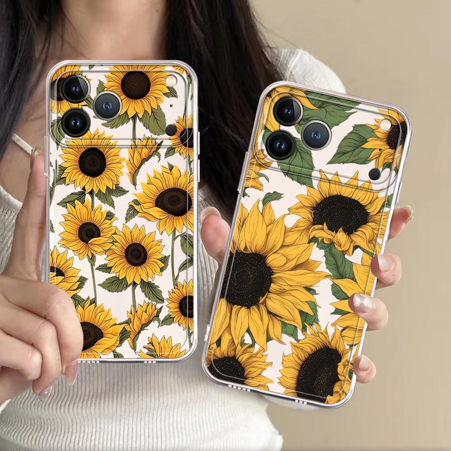 Phone Cases Popular - Niedliche Sonnenblumenmuster-Hülle für Apple iPhone 17