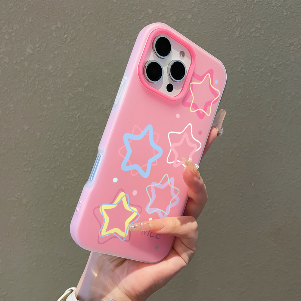 Phone Cases Kawaii - Kawaii Outlines Star Jelly Handyhülle für