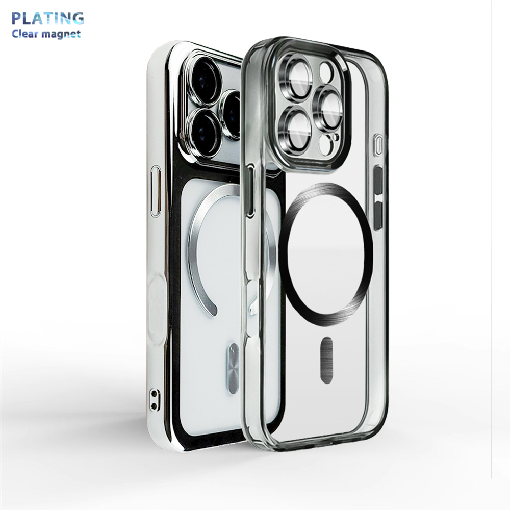 Phone Cases With Magnet - Magnetische Vollabdeckung Rückseite Schützen Case Galvanisierung