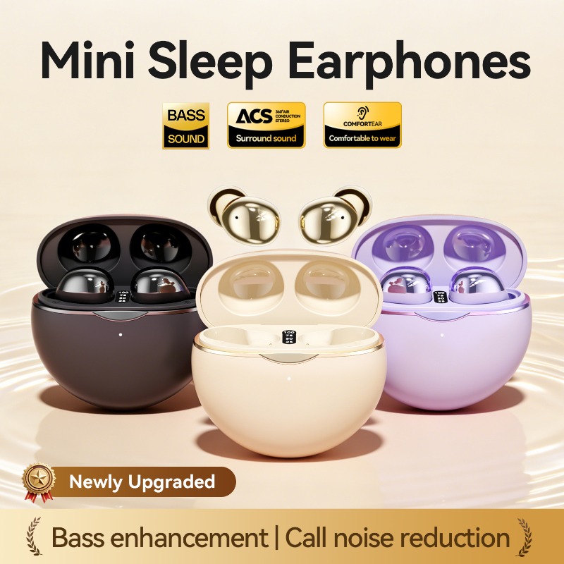 Phone Cases Officeworks - In-Ear-Kopfhörer mit Hoher Klangqualität Mini Schlaf-Wireless-Kopfhörer
