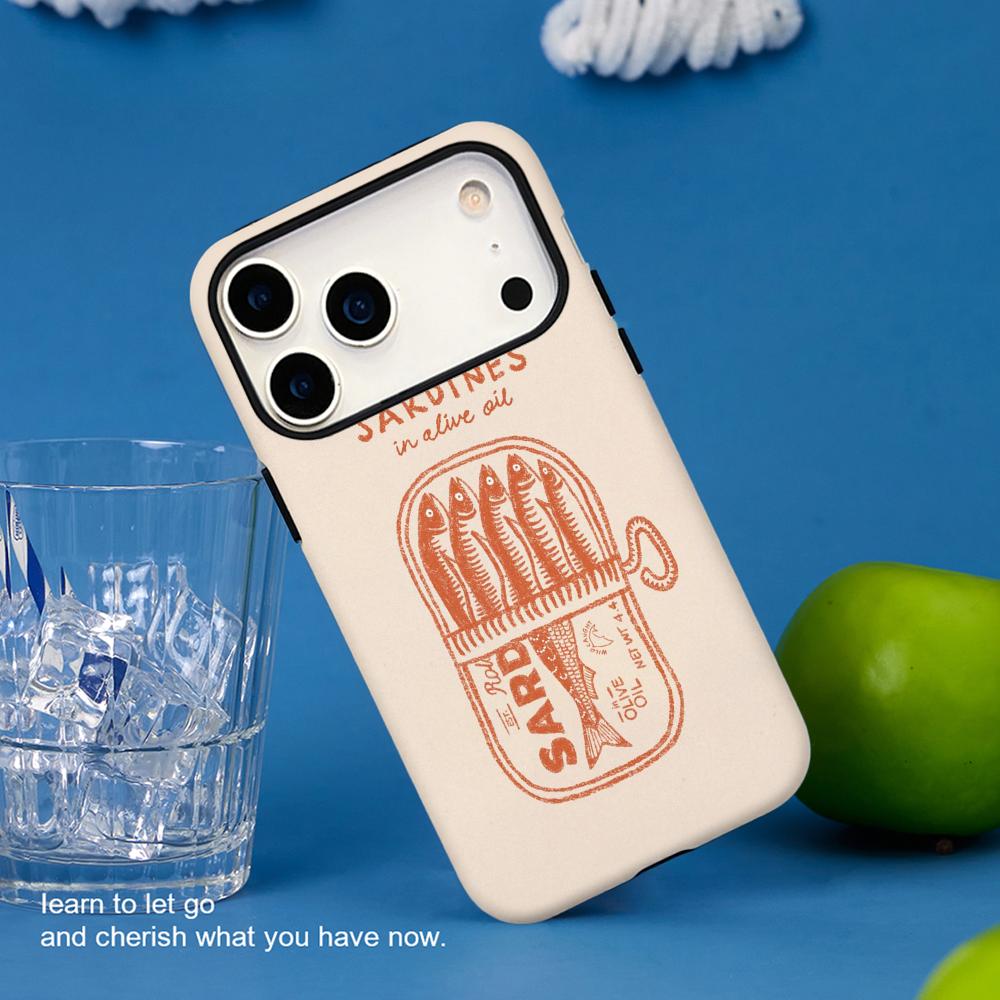 Phone Cases You Can Design - Sardinen-Dosen Retro-Design Handyhülle für iPhone 17