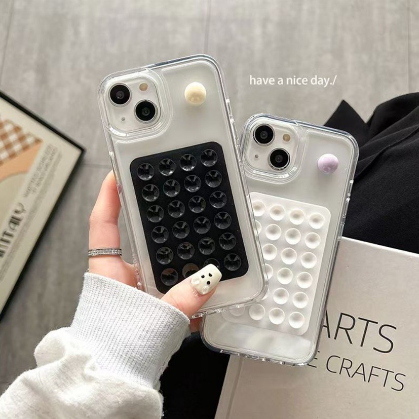 Phone Cases Popular - Silikon Saug Telefon Halter Matte Multifunktionale