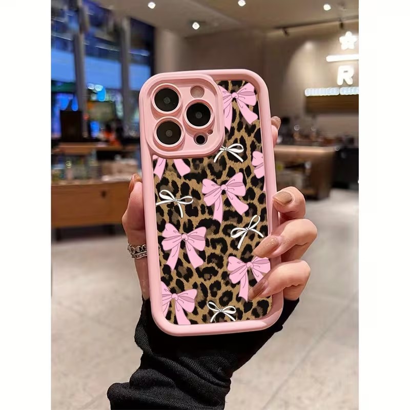 Phone Cases For Iphone 11 - Leopardenmuster Schleife Handyhülle für iPhone 18