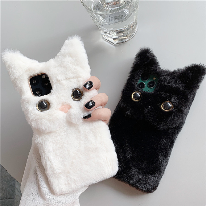 3D Niedliche Cartoon-Katze Plü – Phone Cases For Iphone 11 Bewertung und Preis