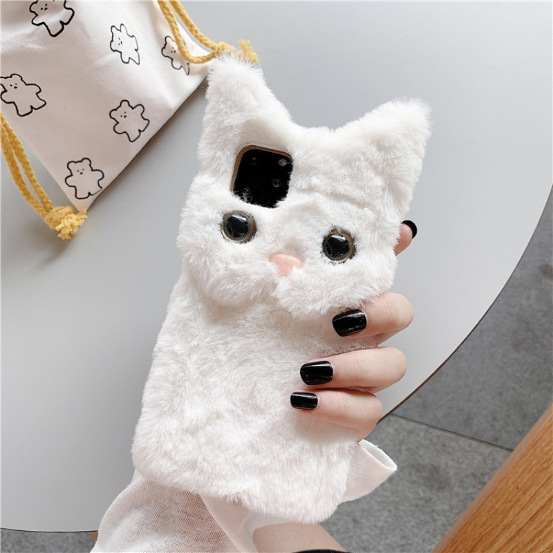 3D Niedliche Cartoon-Katze Plü – Phone Cases For Iphone 11 Bewertung und Preis