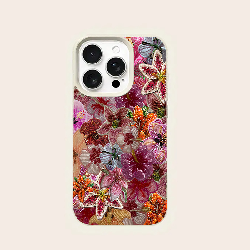 Luxuriöse Perlen-Blumen-Handyh – Phone Cases Luxury Bewertung und Preis