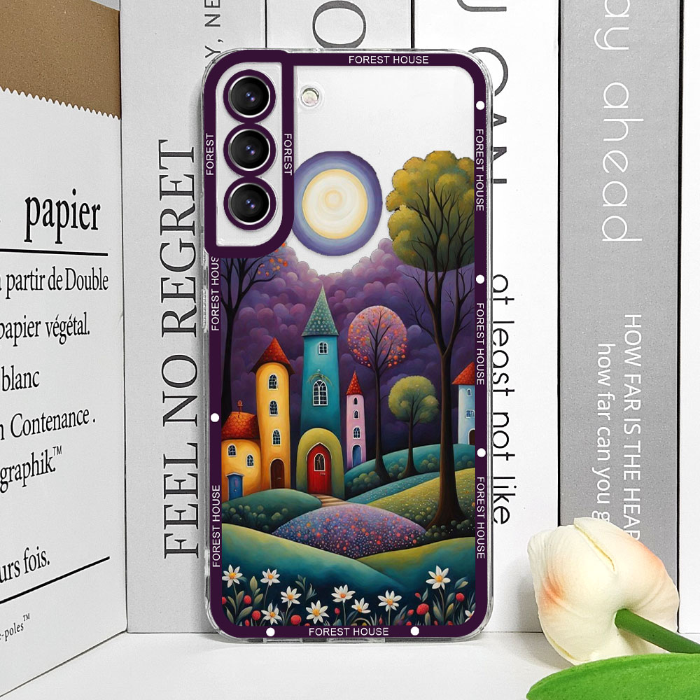 Handbemalte Waldhaus-klare Han – Phone Cases Uae Bewertung und Preis