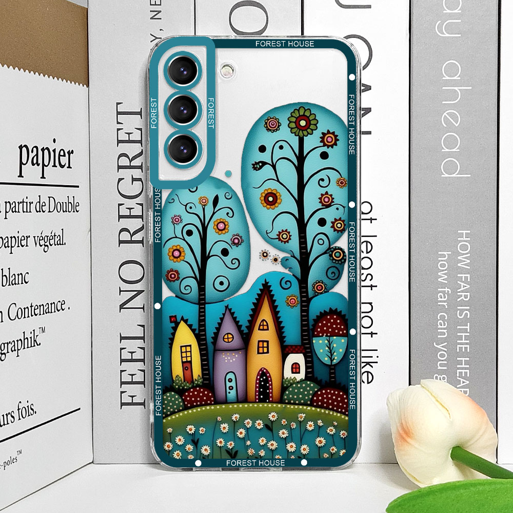 Handbemalte Waldhaus-klare Han – Phone Cases Uae Bewertung und Preis