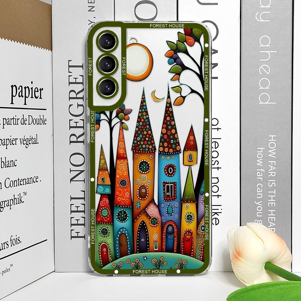 Handbemalte Waldhaus-klare Han – Phone Cases Uae Bewertung und Preis