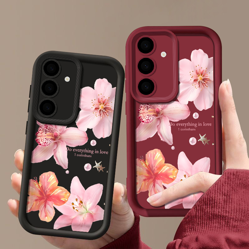 Rosa Blumen Handyhülle für Sam – Phone Cases Galaxy A17 Bewertung und Preis