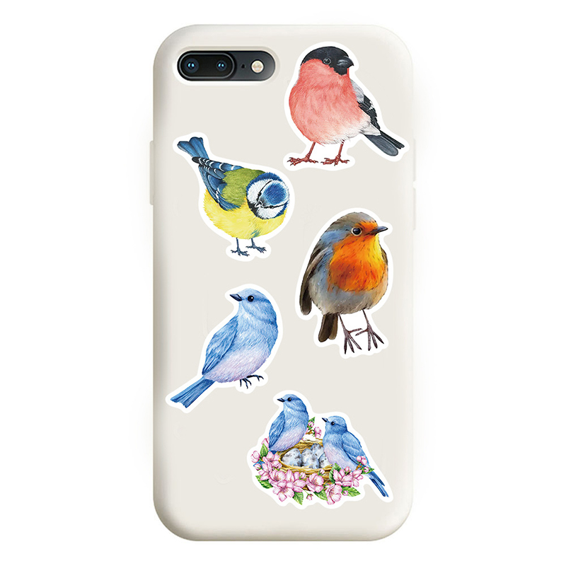 50 Stück Aquarell-Vogel-Graffi – Phone Cases Kids Bewertung und Preis
