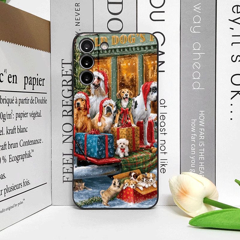 Weihnachts-LKW-Cartoon-Hundemu – Phone Cases Motorola Bewertung und Preis