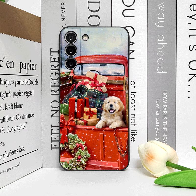 Weihnachts-LKW-Cartoon-Hundemu – Phone Cases Motorola Bewertung und Preis