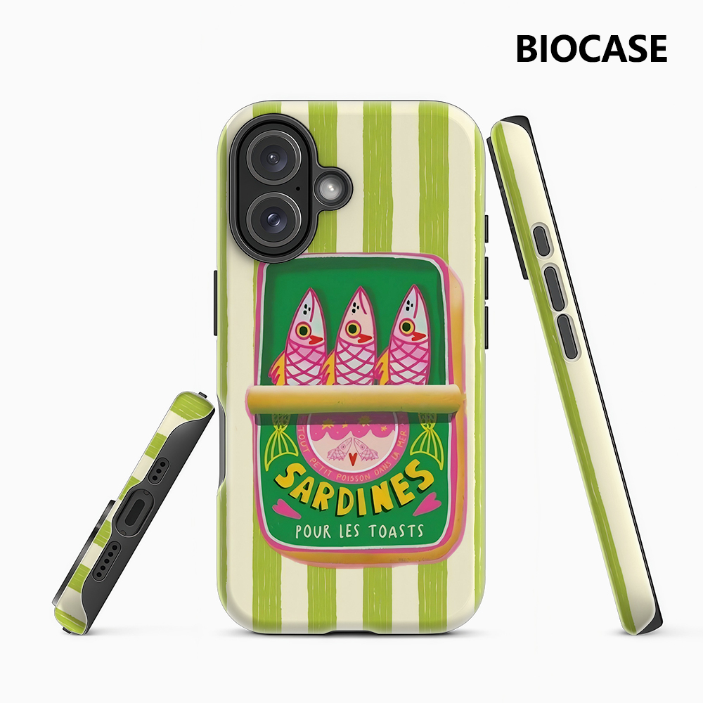 BioCase Sardinen-Dosen-Design  – Phone Cases You Can Design Bewertung und Preis