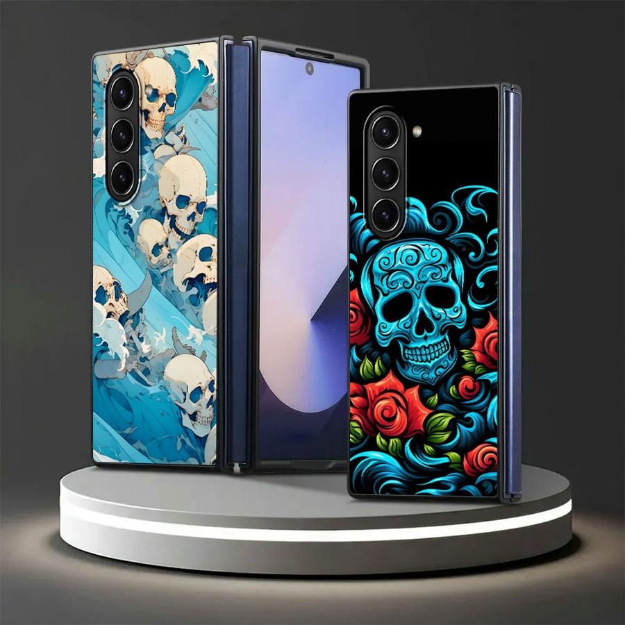 Skull Art Hülle für Samsung Ga – Phone Cases Z Fold 4 Bewertung und Preis