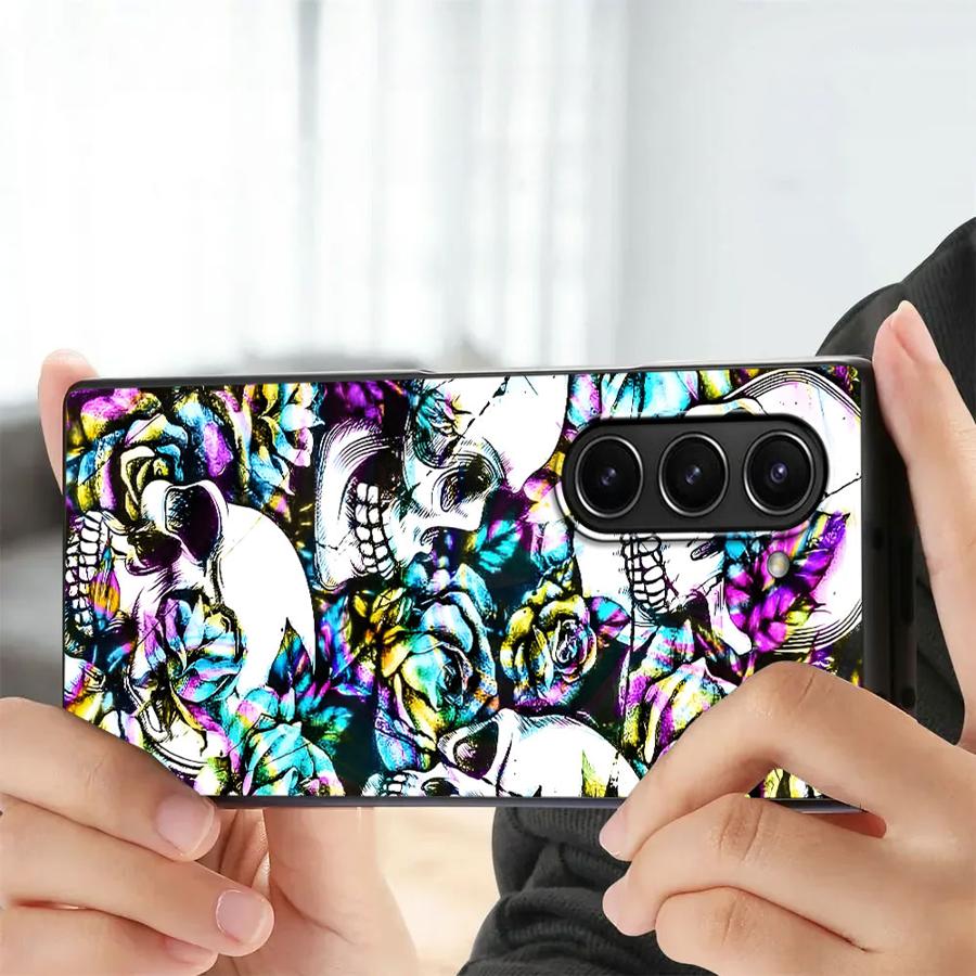 Skull Art Hülle für Samsung Ga – Phone Cases Z Fold 4 Bewertung und Preis
