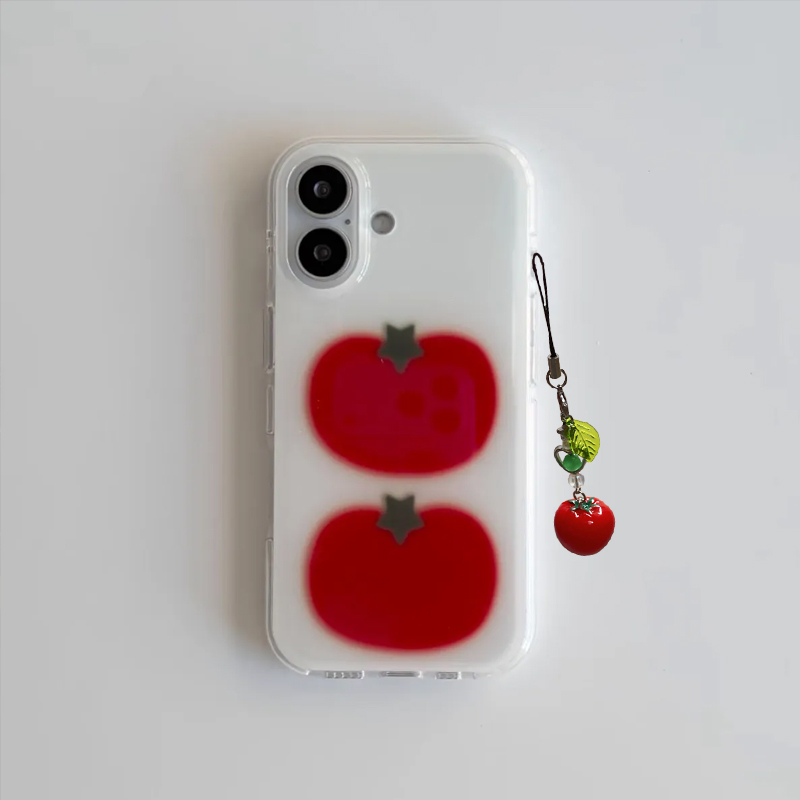 Koreanische Ins Zwei Ted Tomat – Phone Cases Kawaii Bewertung und Preis