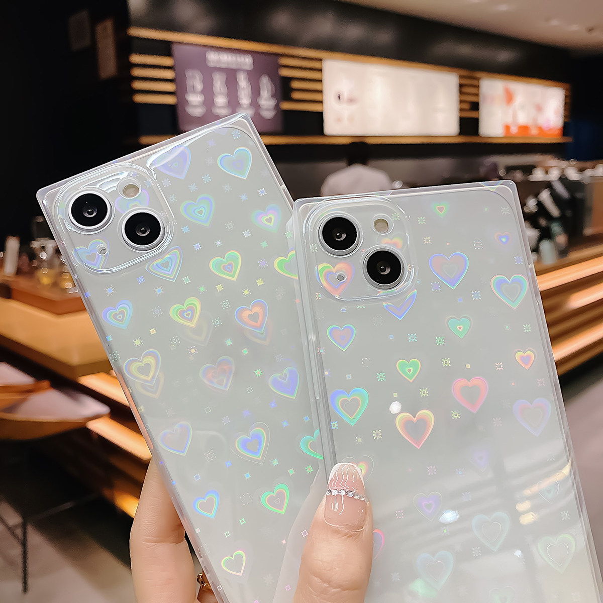 Herzförmige Handyhülle für Fra – Glitter Shockproof Case Bewertung und Preis
