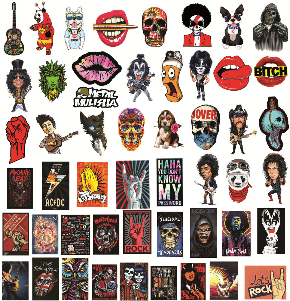 50 Stück Vintage Rock-Aufklebe – Phone Cases Kids Bewertung und Preis
