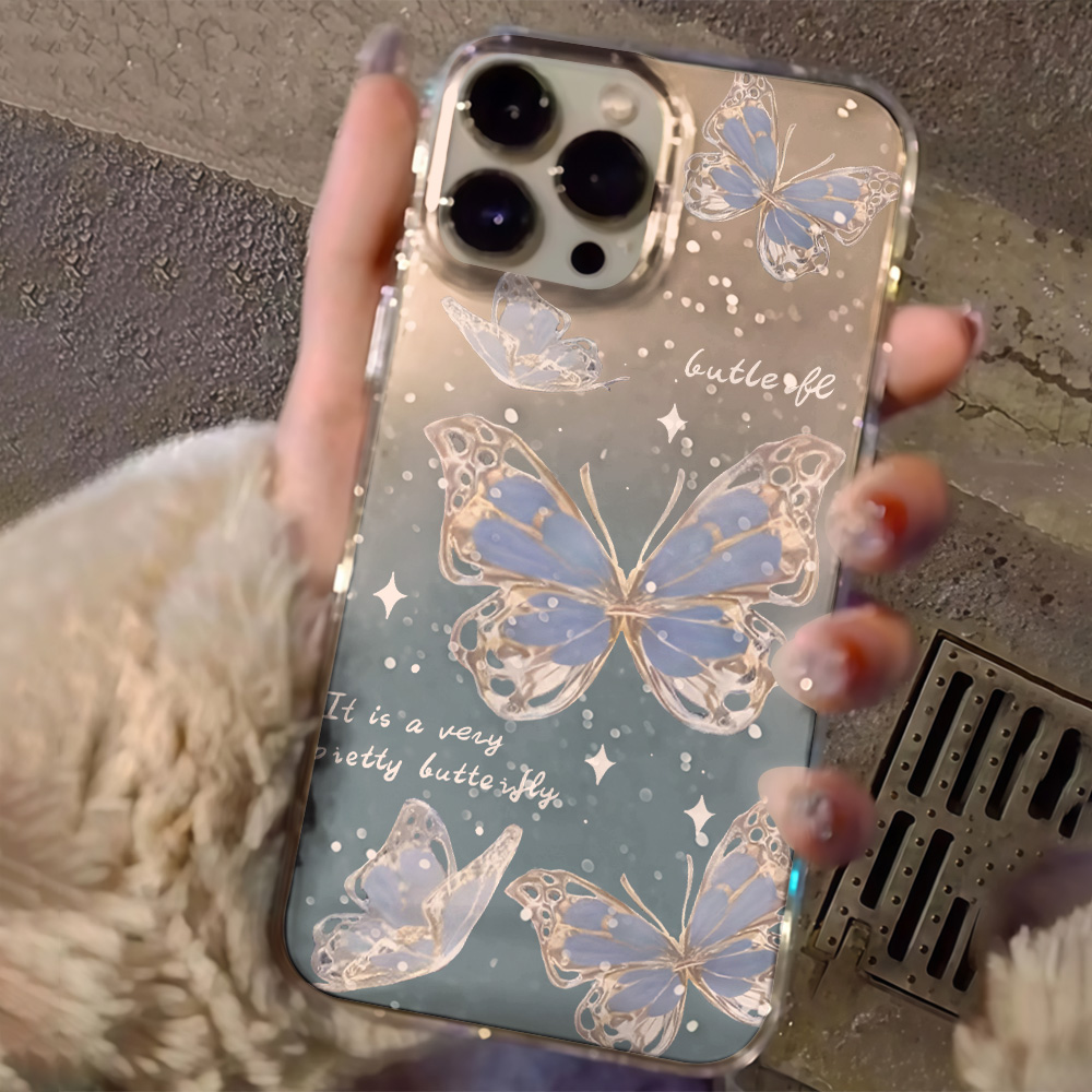 Luxuriöse Blaue Schmetterling  – Phone Cases Luxury Bewertung und Preis