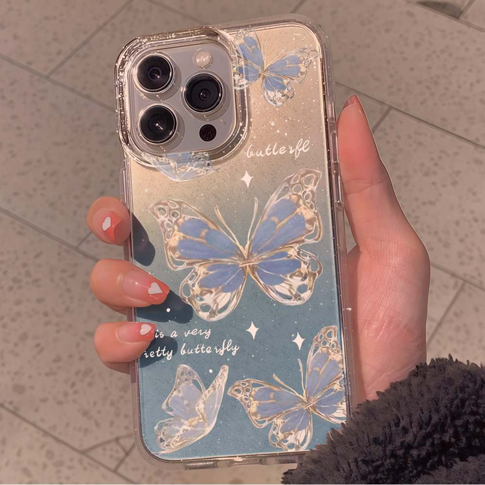 Luxuriöse Blaue Schmetterling  – Phone Cases Luxury Bewertung und Preis
