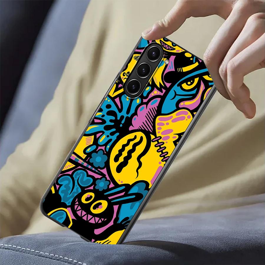 Cartoon-Graffiti-Design-Hülle  – Phone Cases Z Fold 4 Bewertung und Preis