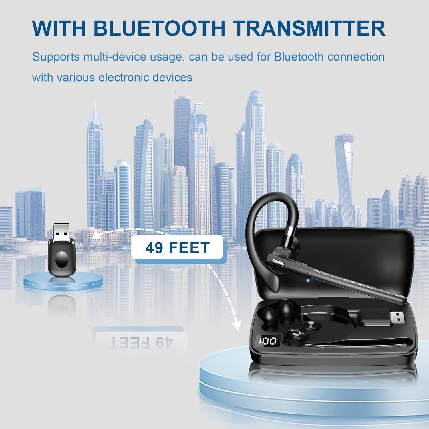 Bluetooth-Headset, kabelloser  – Phone Cases Officeworks Bewertung und Preis